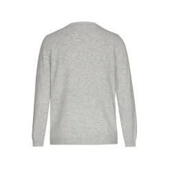 Fijngebreide pull met V-hals