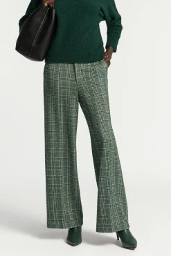 Gebreide multicolor broek