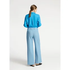 Geklede blouse met hemdkraag