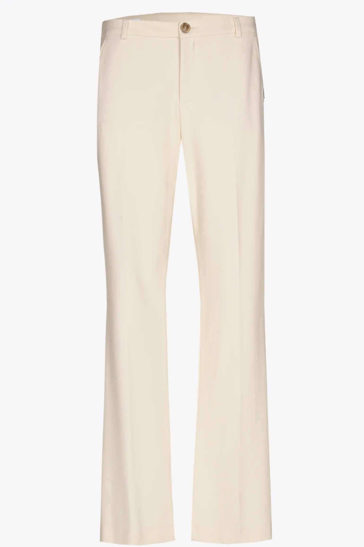 Geklede broek met rechte pijpen
