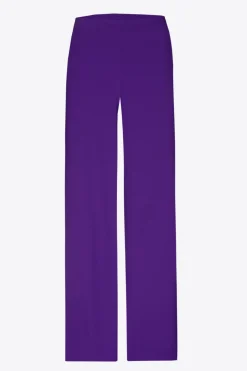 Geklede broek met rechte pijpen