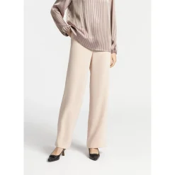 Geklede broek met rechte pijpen