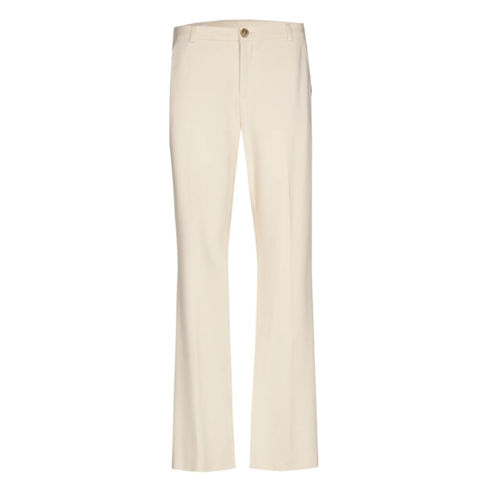 Geklede broek met rechte pijpen