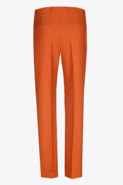 Geklede broek met smalle pijpen