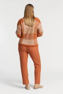 Geklede broek met smalle pijpen