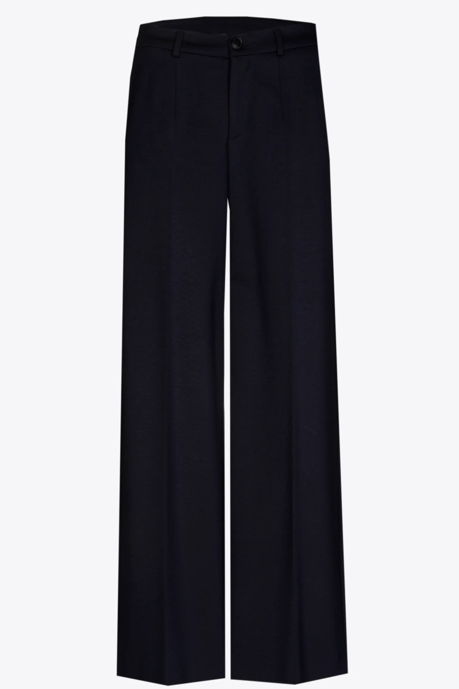 Geklede broek met wijde pijpen