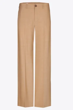 Geklede broek met wijde pijpen