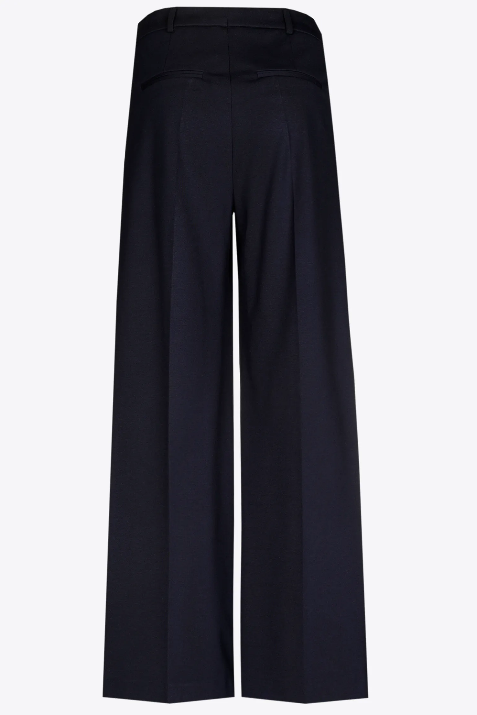Geklede broek met wijde pijpen