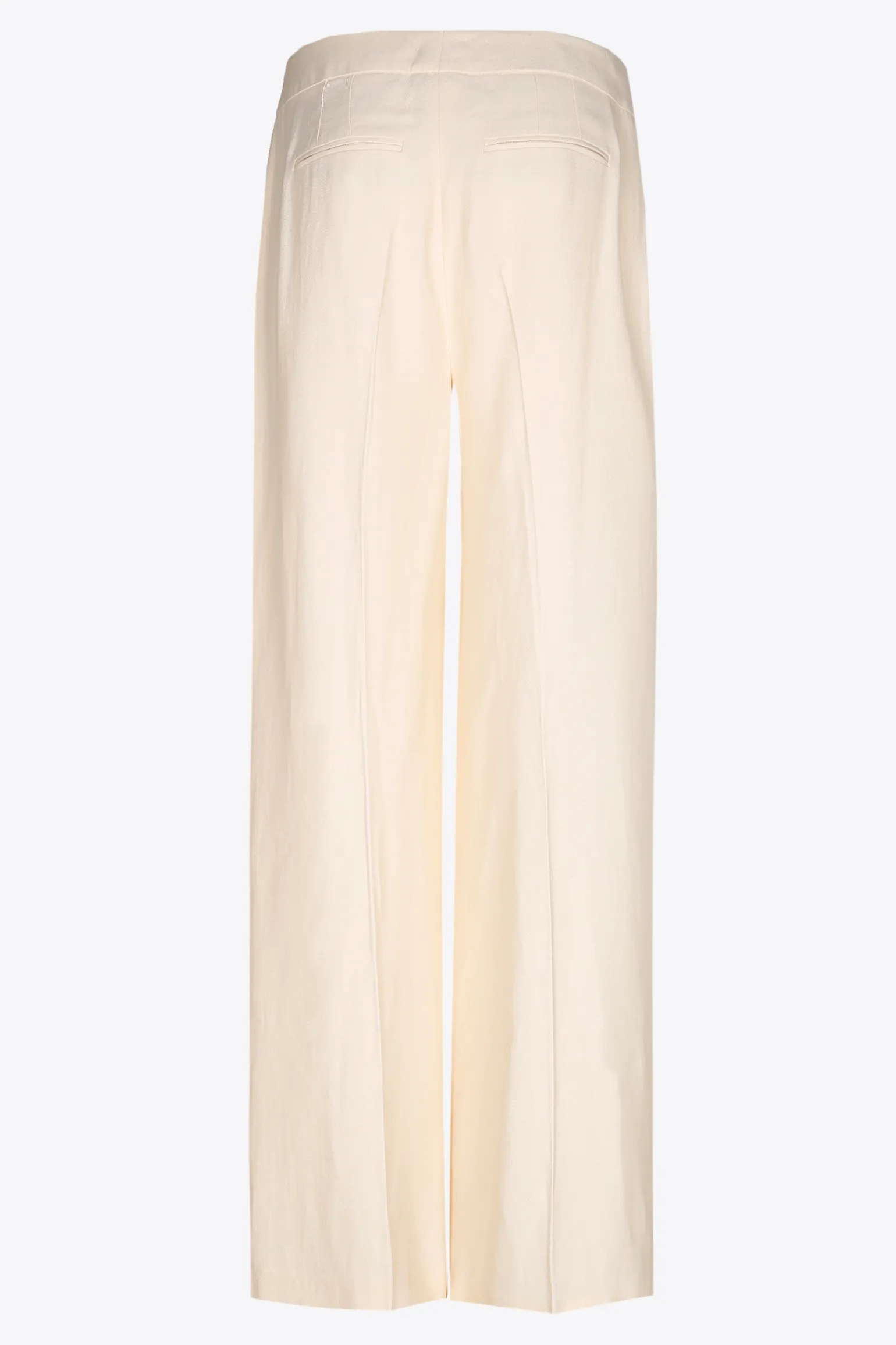 Geklede broek met wijde pijpen
