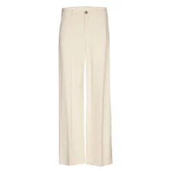 Geklede broek met wijde pijpen