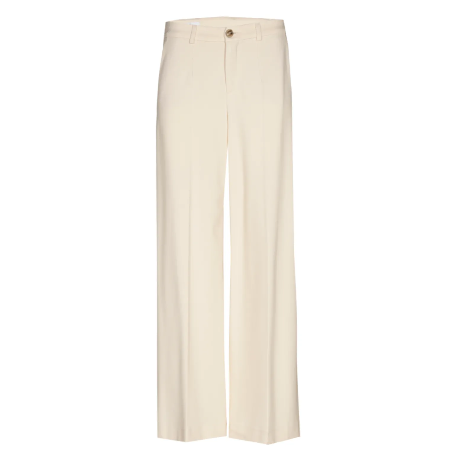 Geklede broek met wijde pijpen