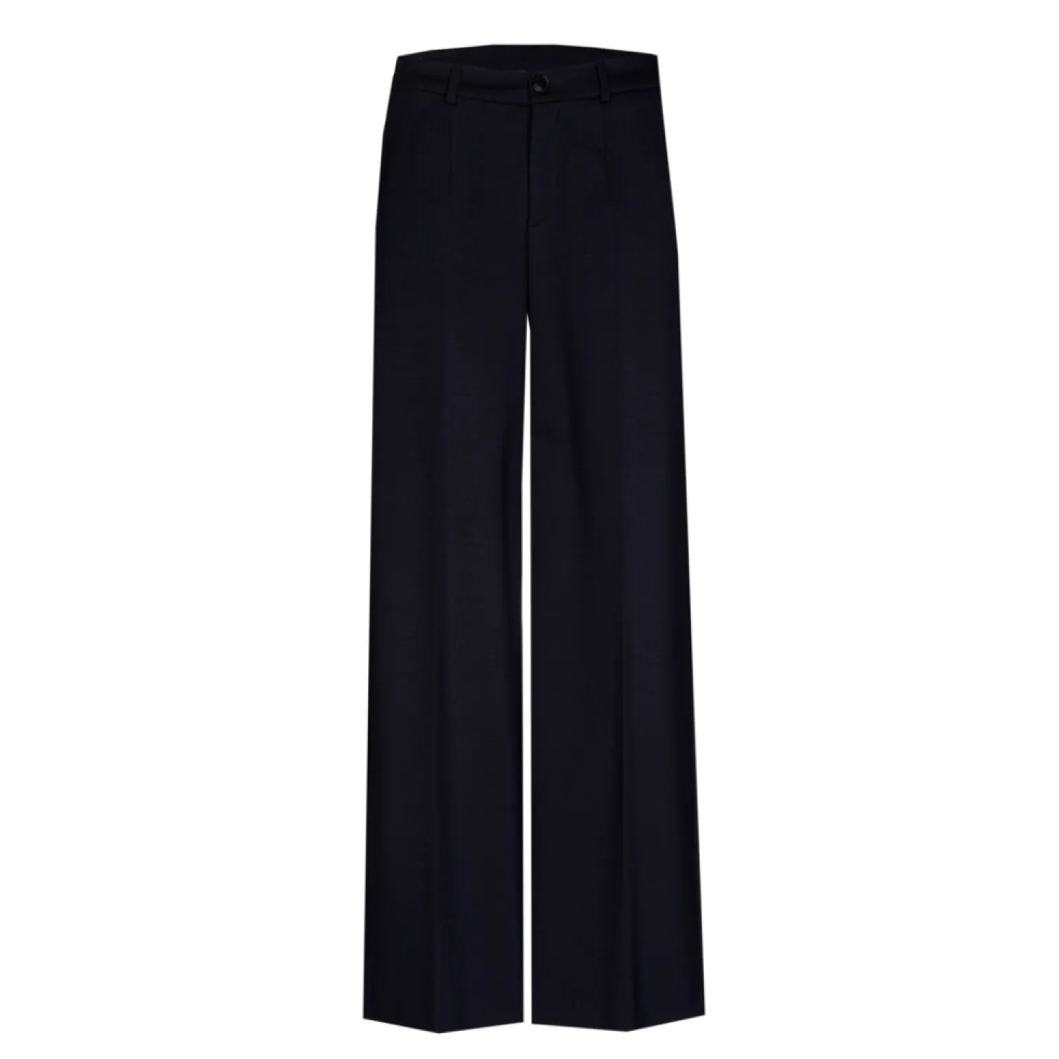 Geklede broek met wijde pijpen