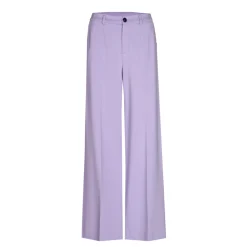 Geklede broek met wijde pijpen