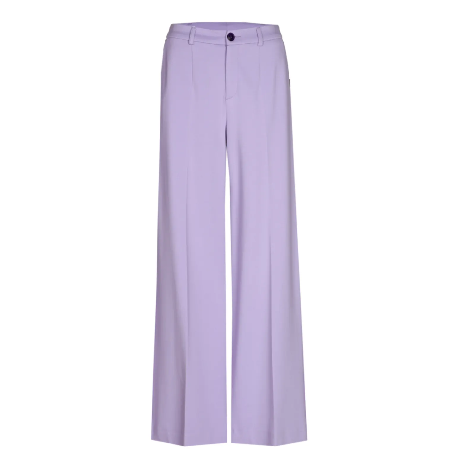 Geklede broek met wijde pijpen
