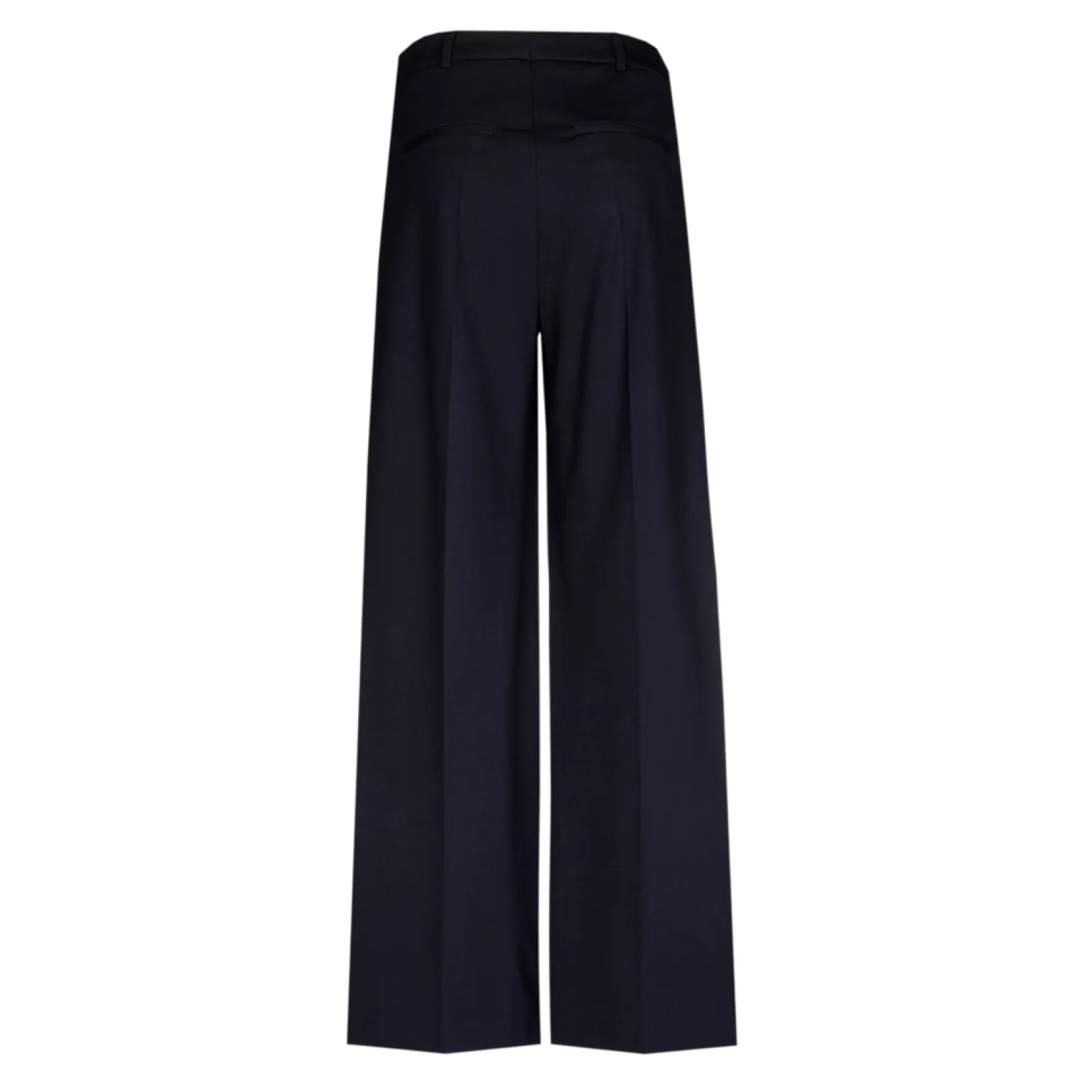 Geklede broek met wijde pijpen