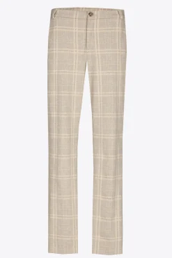 Geruite broek met smalle pijpen