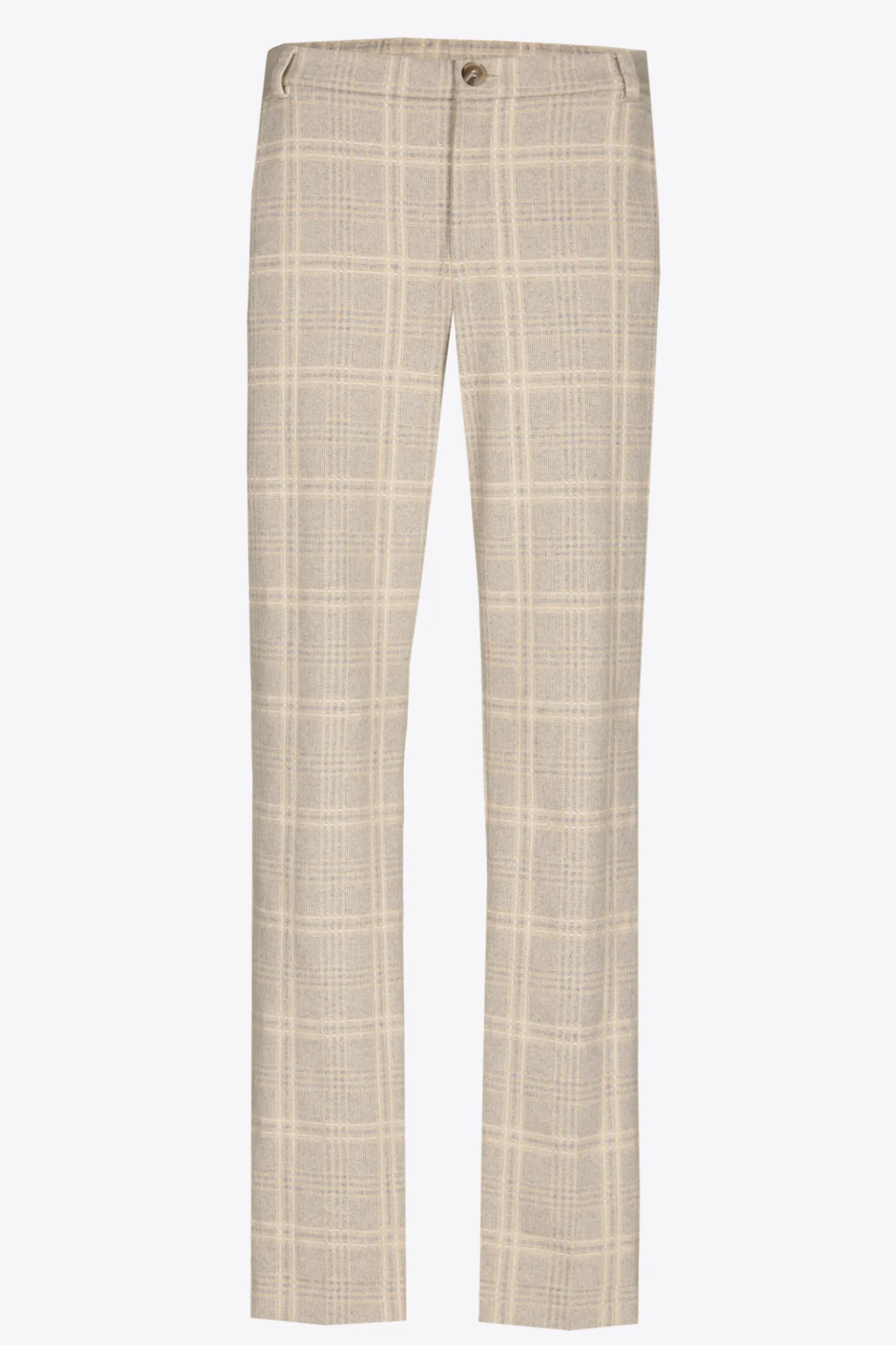 Geruite broek met smalle pijpen