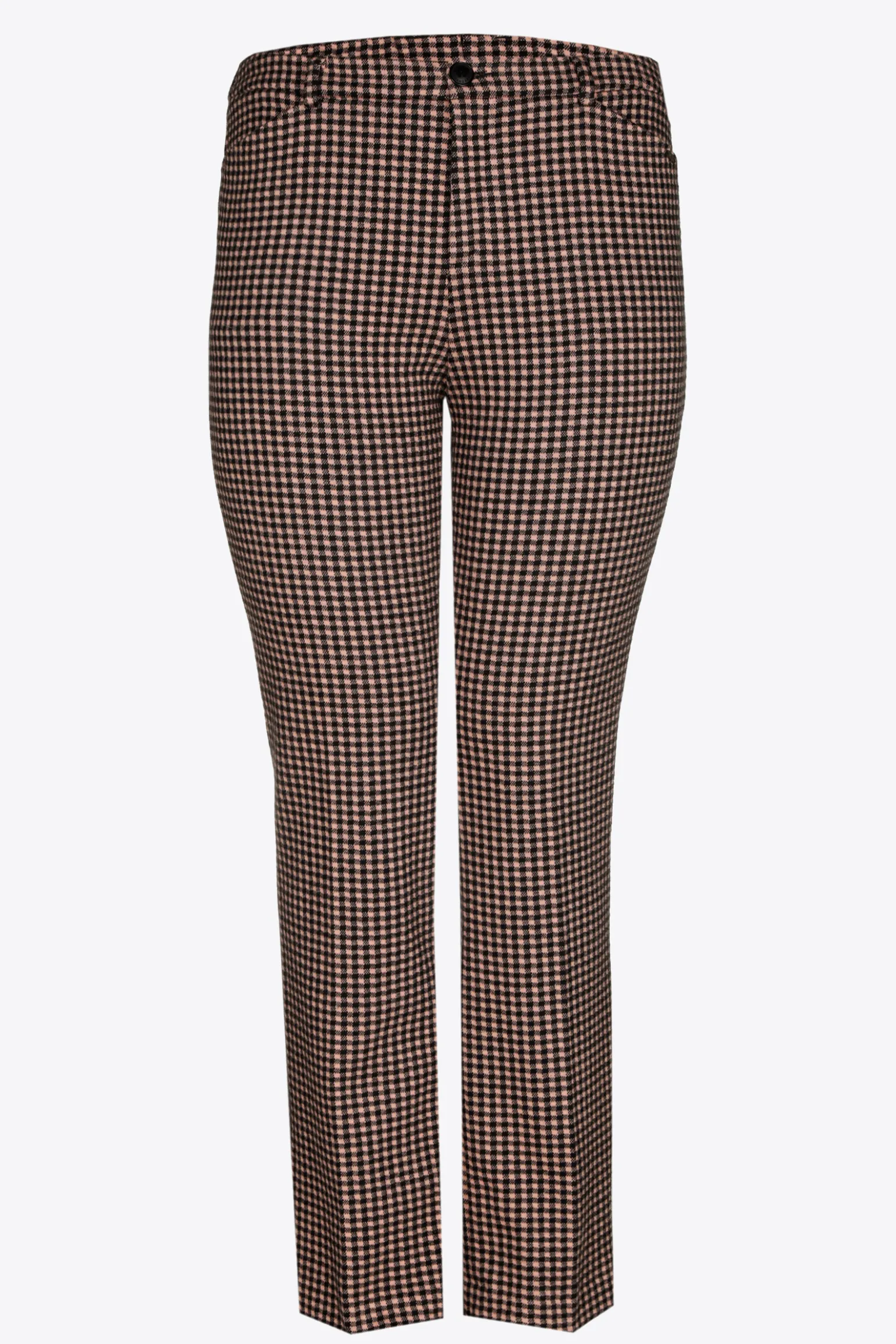 Geruite broek met smalle pijpen