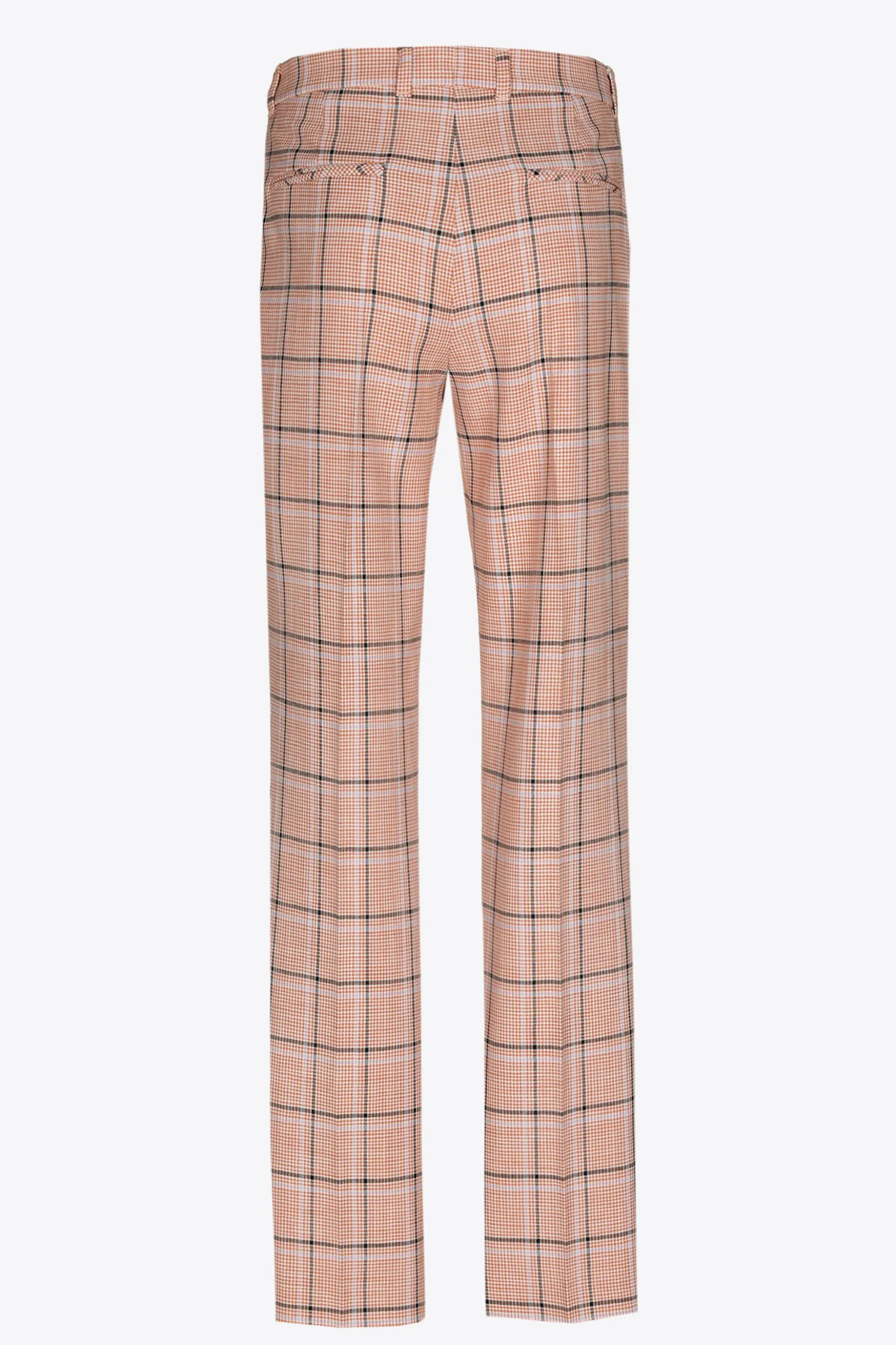 Geruite broek met smalle pijpen