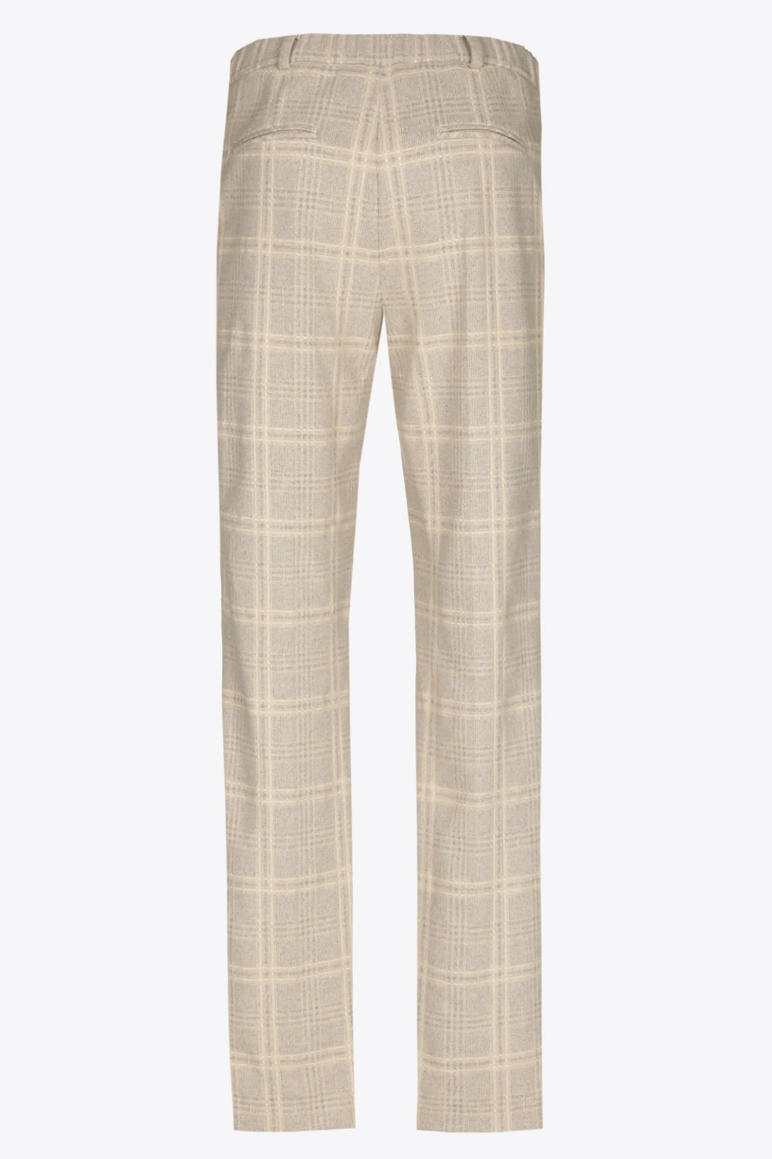 Geruite broek met smalle pijpen