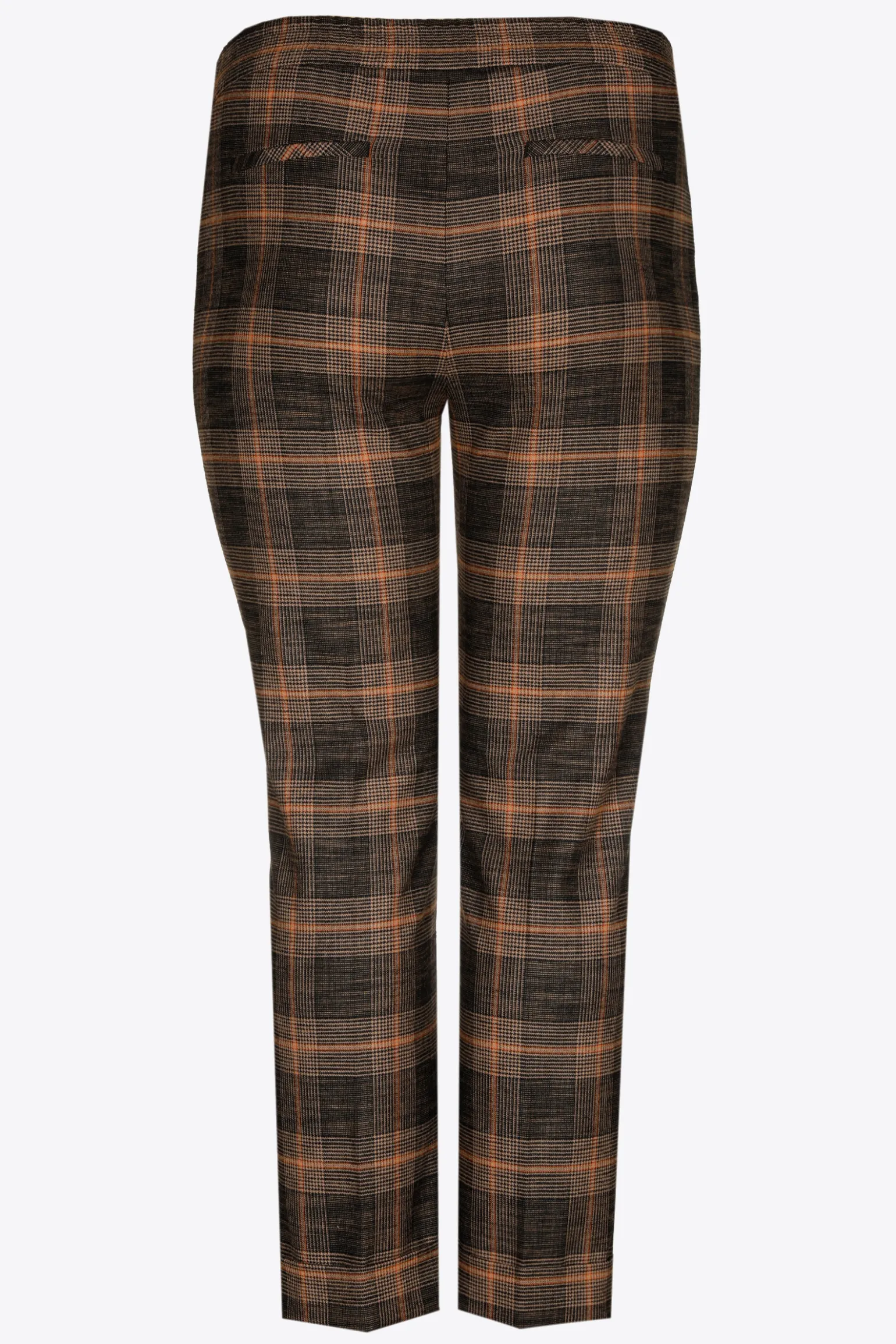 Geruite broek met smalle pijpen