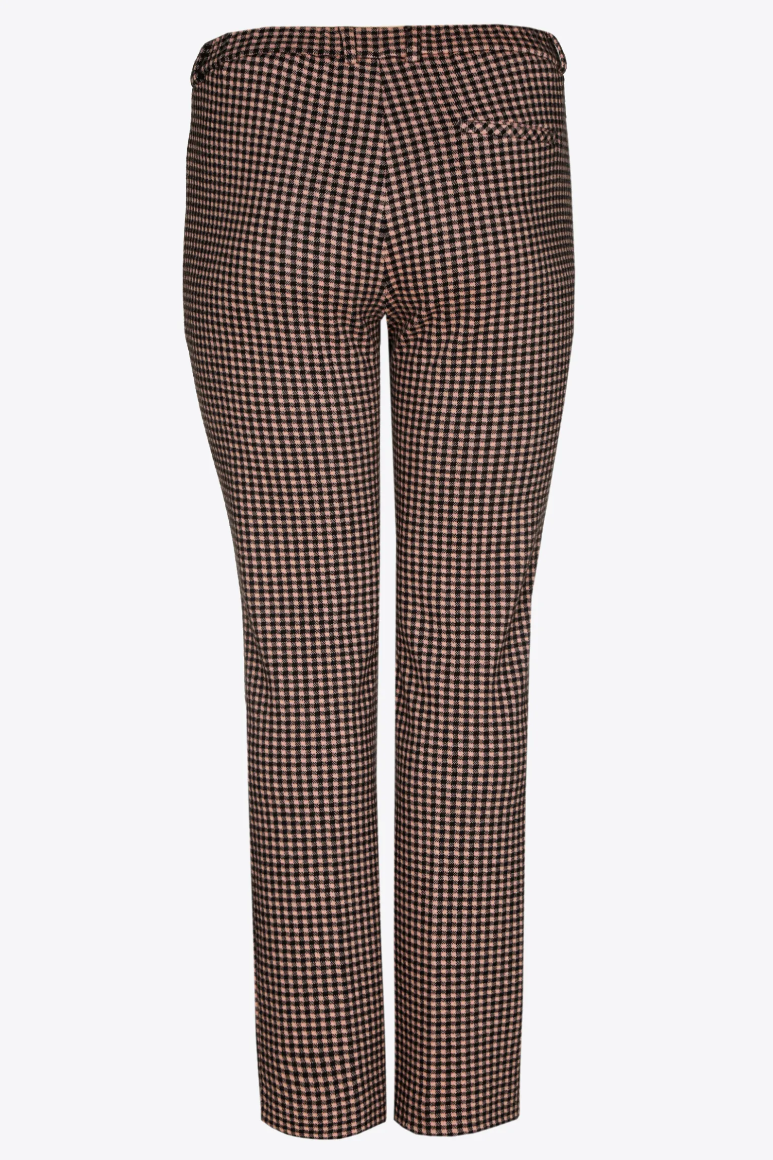 Geruite broek met smalle pijpen