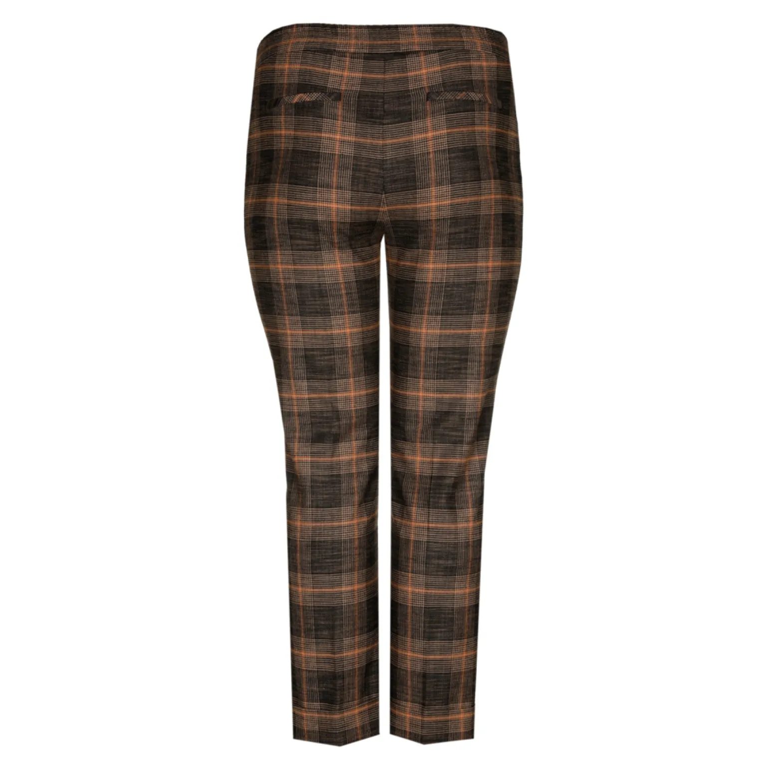 Geruite broek met smalle pijpen