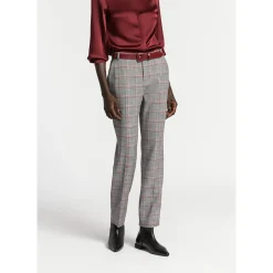 Geruite broek met smalle pijpen