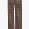 Geruite broek met wijde pijpen