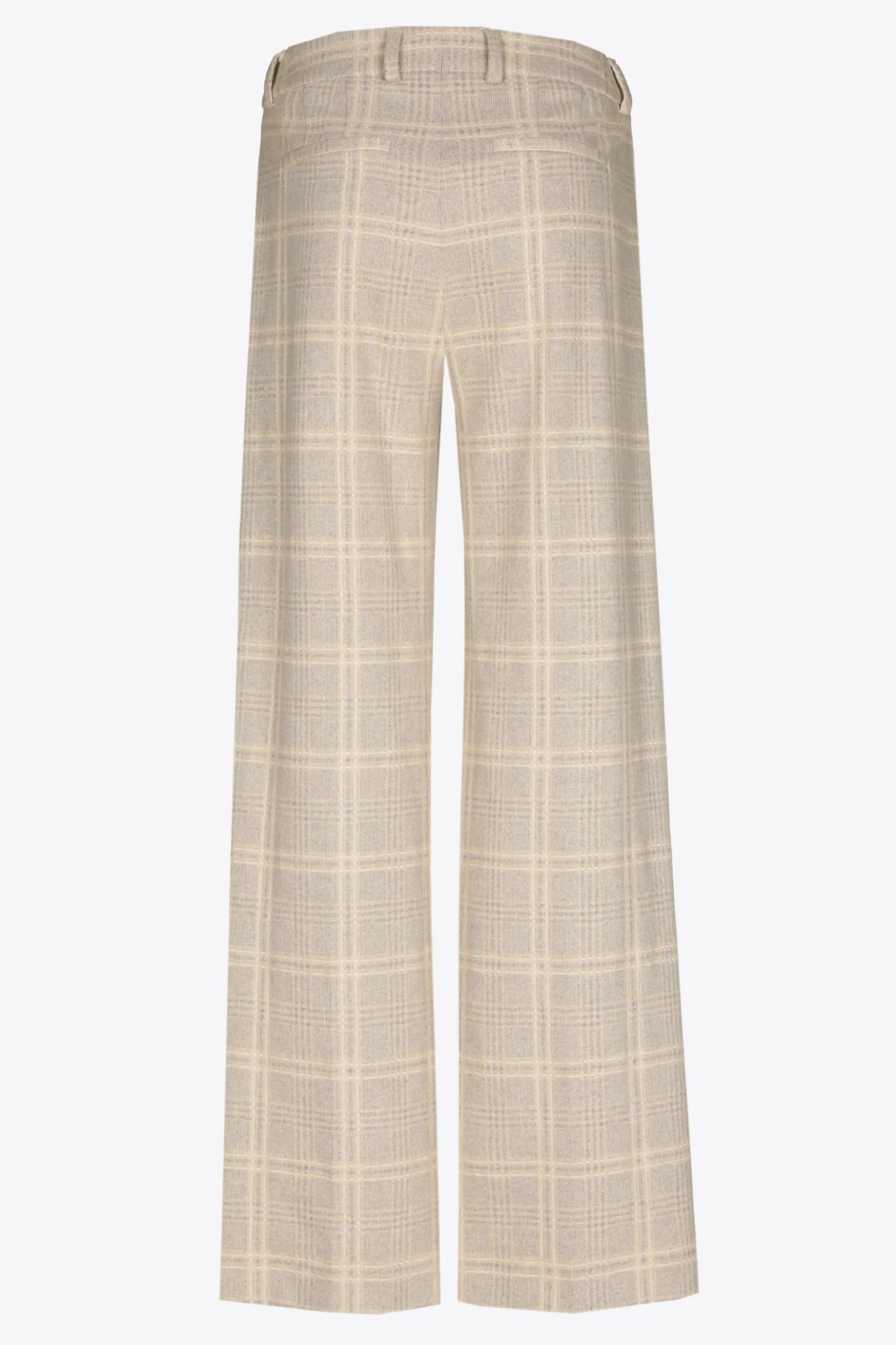 Geruite broek met wijde pijpen