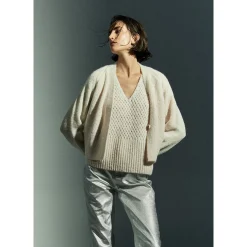 Gilet van wolmix