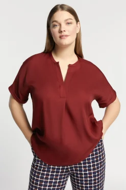 Glanzende blouse