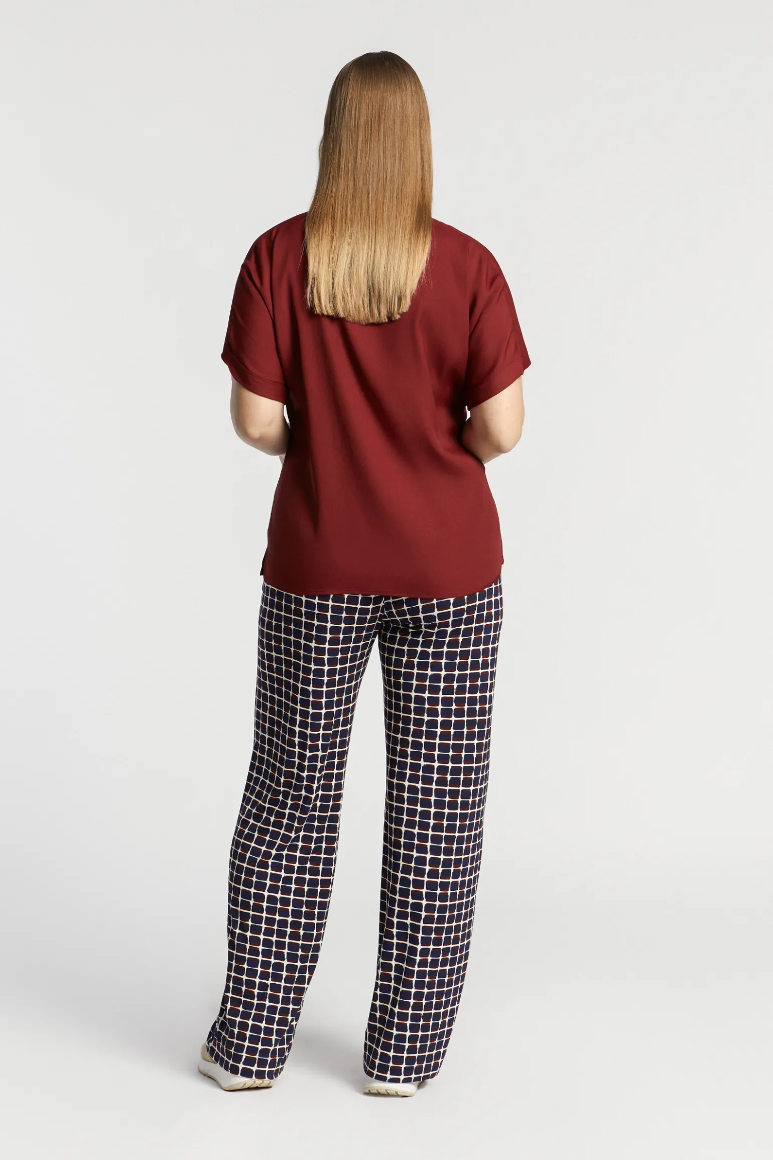 Glanzende blouse