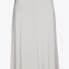 Halflange rok met elastiek