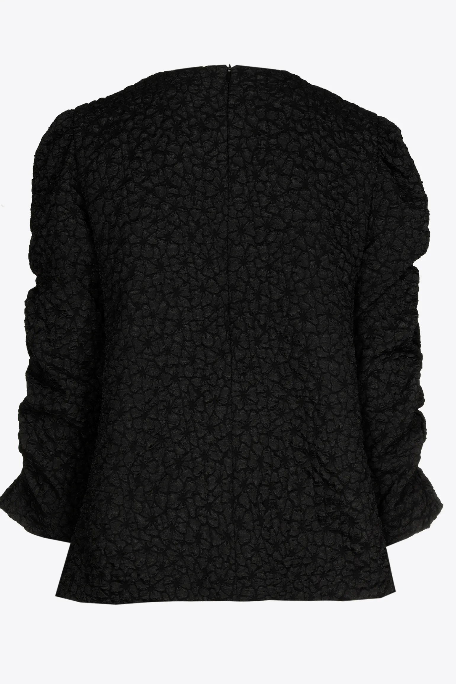 Jacquardblouse met bloemenpatroon