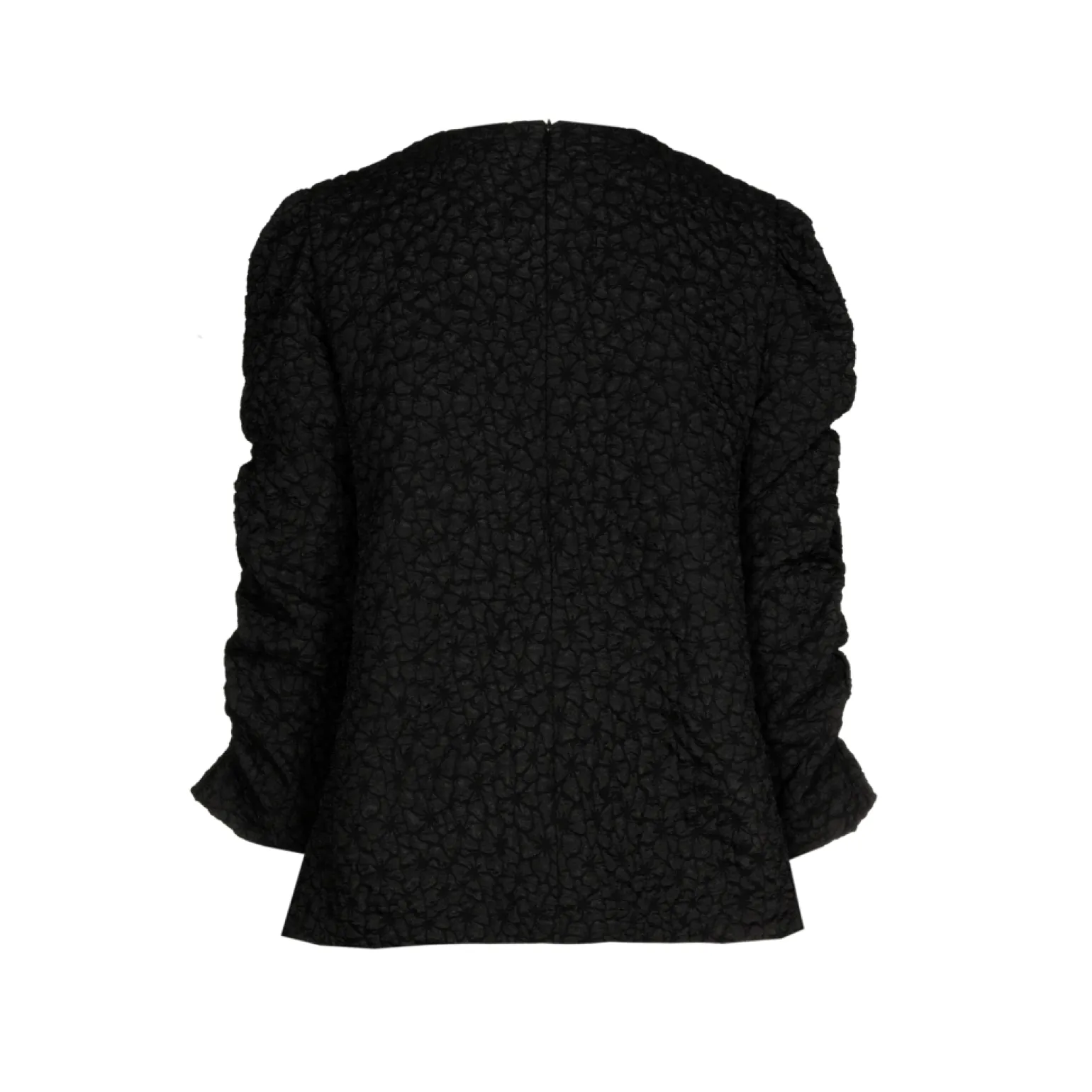 Jacquardblouse met bloemenpatroon