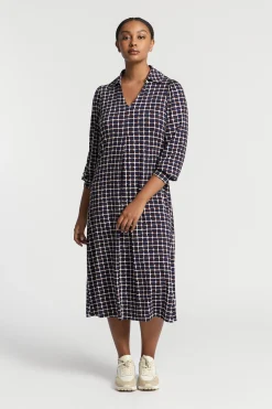 Jersey jurk met print