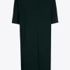 Jersey jurk met V-hals