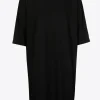 Jersey jurk met V-hals