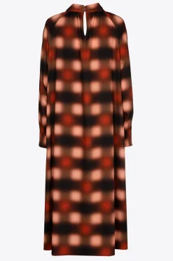 Jurk met blurred print
