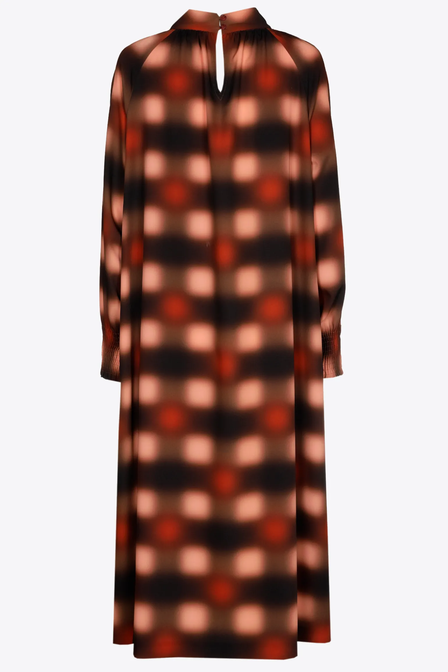 Jurk met blurred print