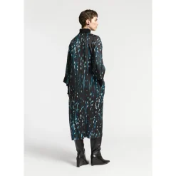 Jurk met winterse print