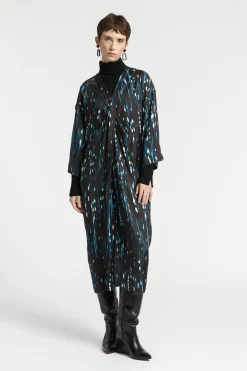 Jurk met winterse print