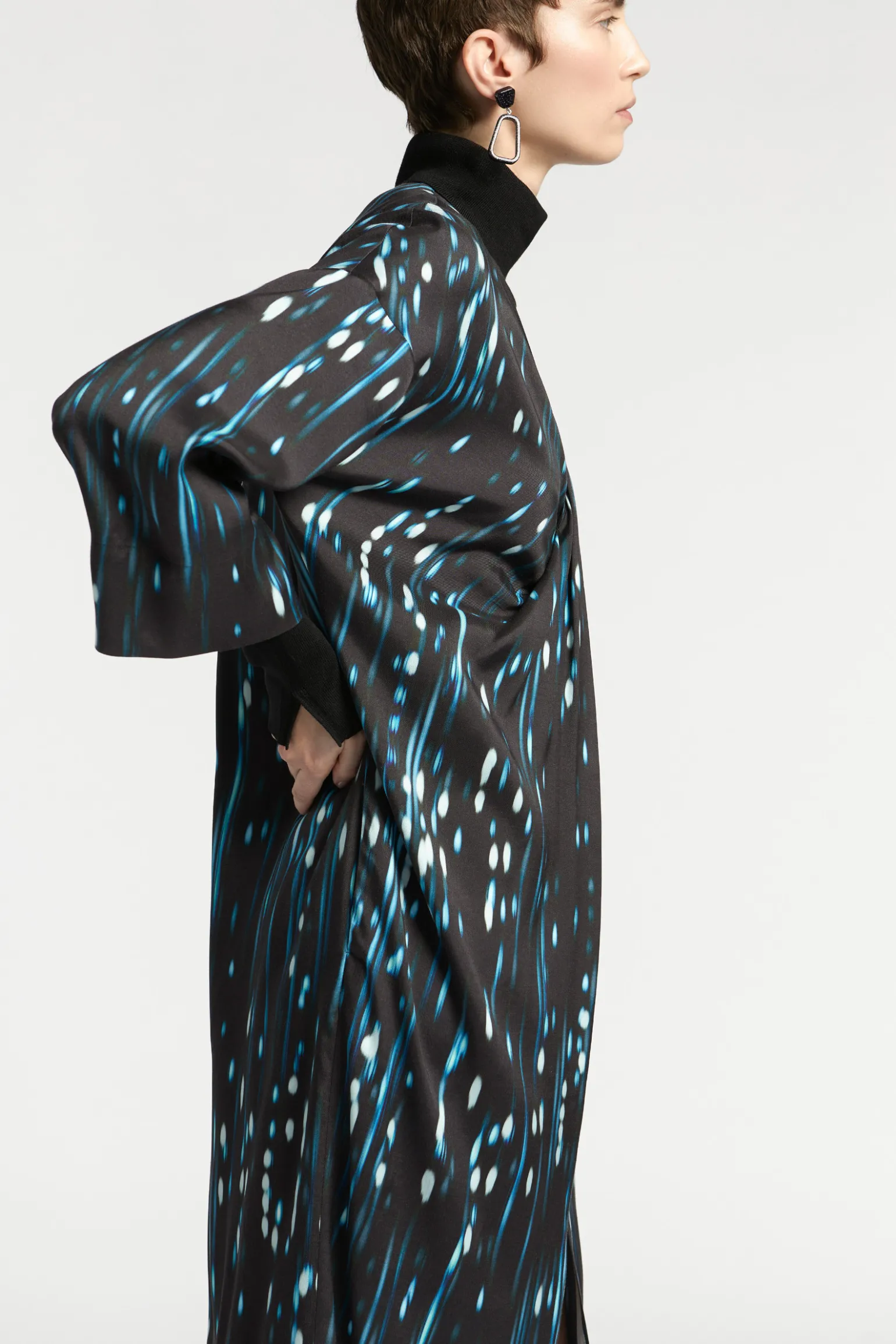 Jurk met winterse print