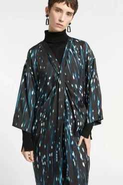 Jurk met winterse print