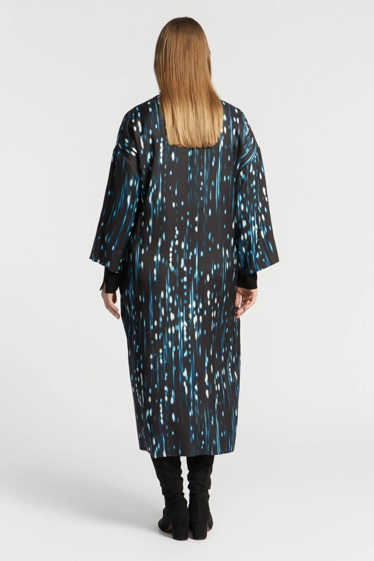 Jurk met winterse print