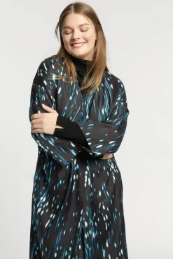Jurk met winterse print