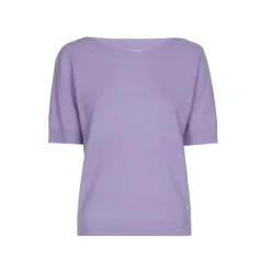 Kasjmieren pull met korte mouwen
