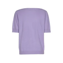 Kasjmieren pull met korte mouwen