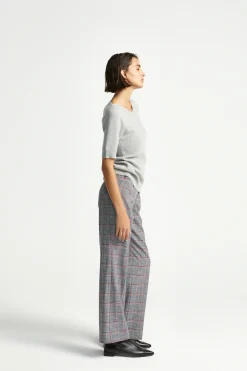 Kasjmieren pull met korte mouwen